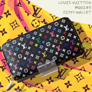 ルイ・ヴィトン:ジッピー・ウォレット/モノグラム・マルチカラー/グルナード/M60243/旧仕様=8枚/LOUISVUITTON/ZIPPYWALLET/monogrammulticolor