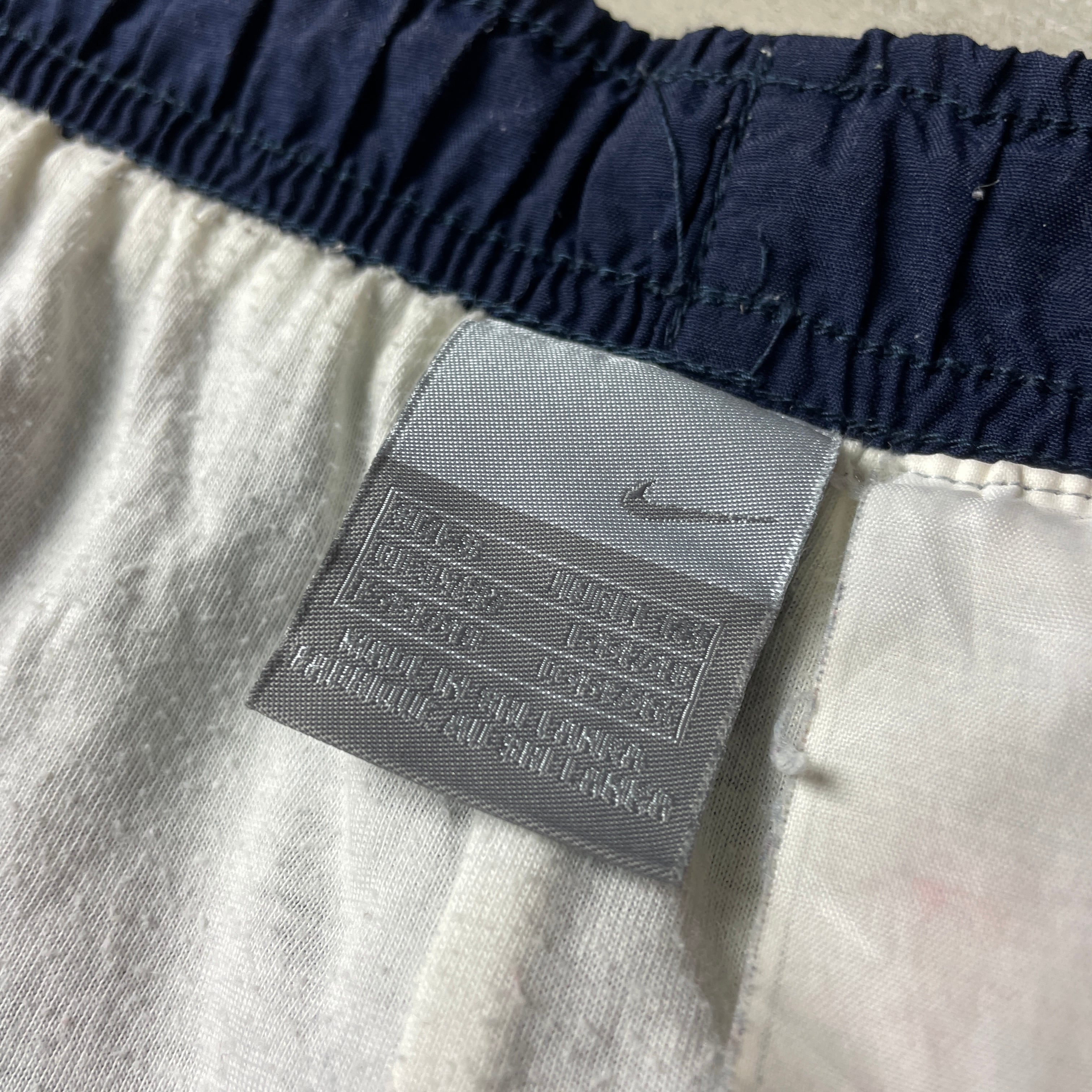 00年代 NIKE ナイキ スウォッシュロゴ 刺繍 サイドライン ナイロン