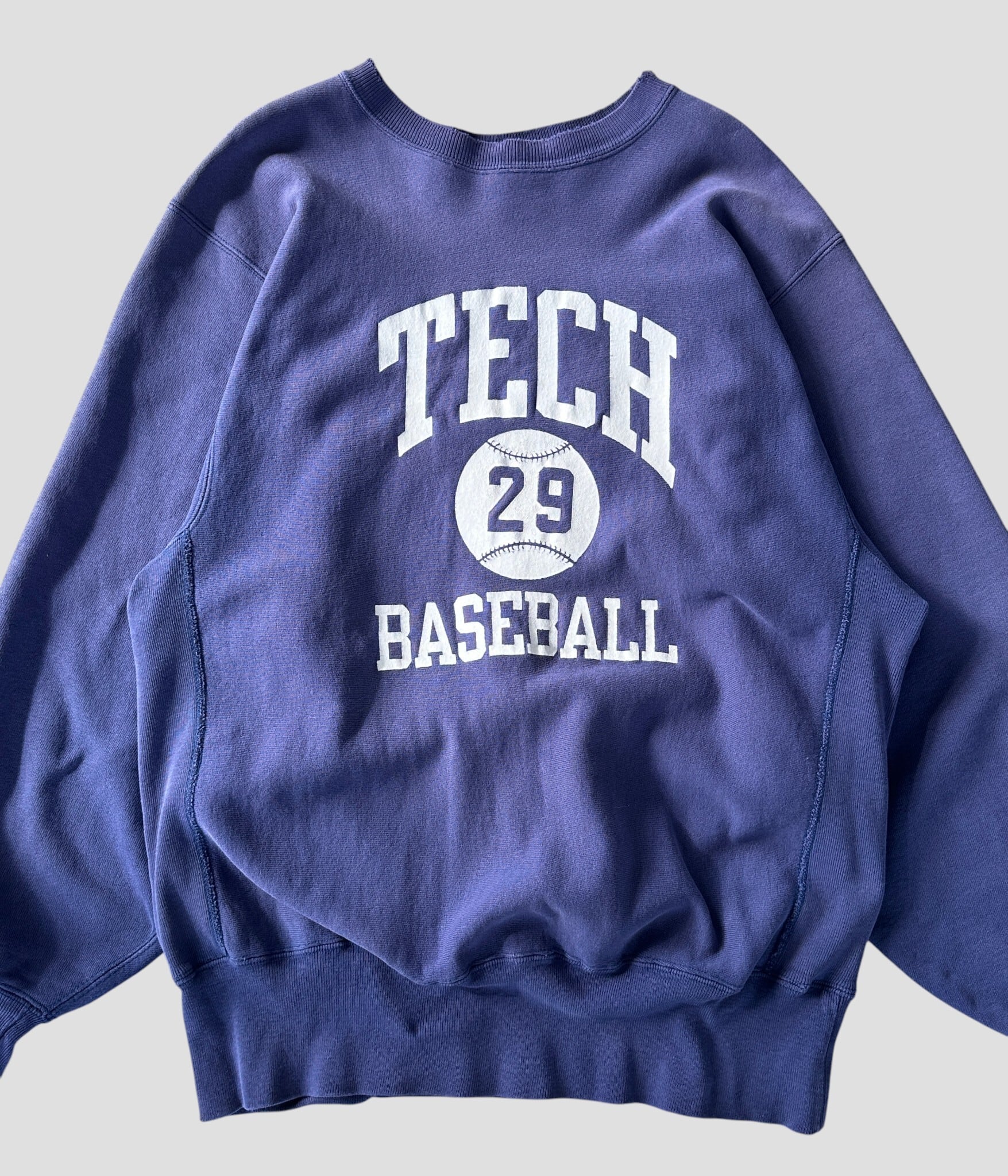 Champion- Vintage 90s XL TECH BASEBALL Reverse Weave Sweat made in