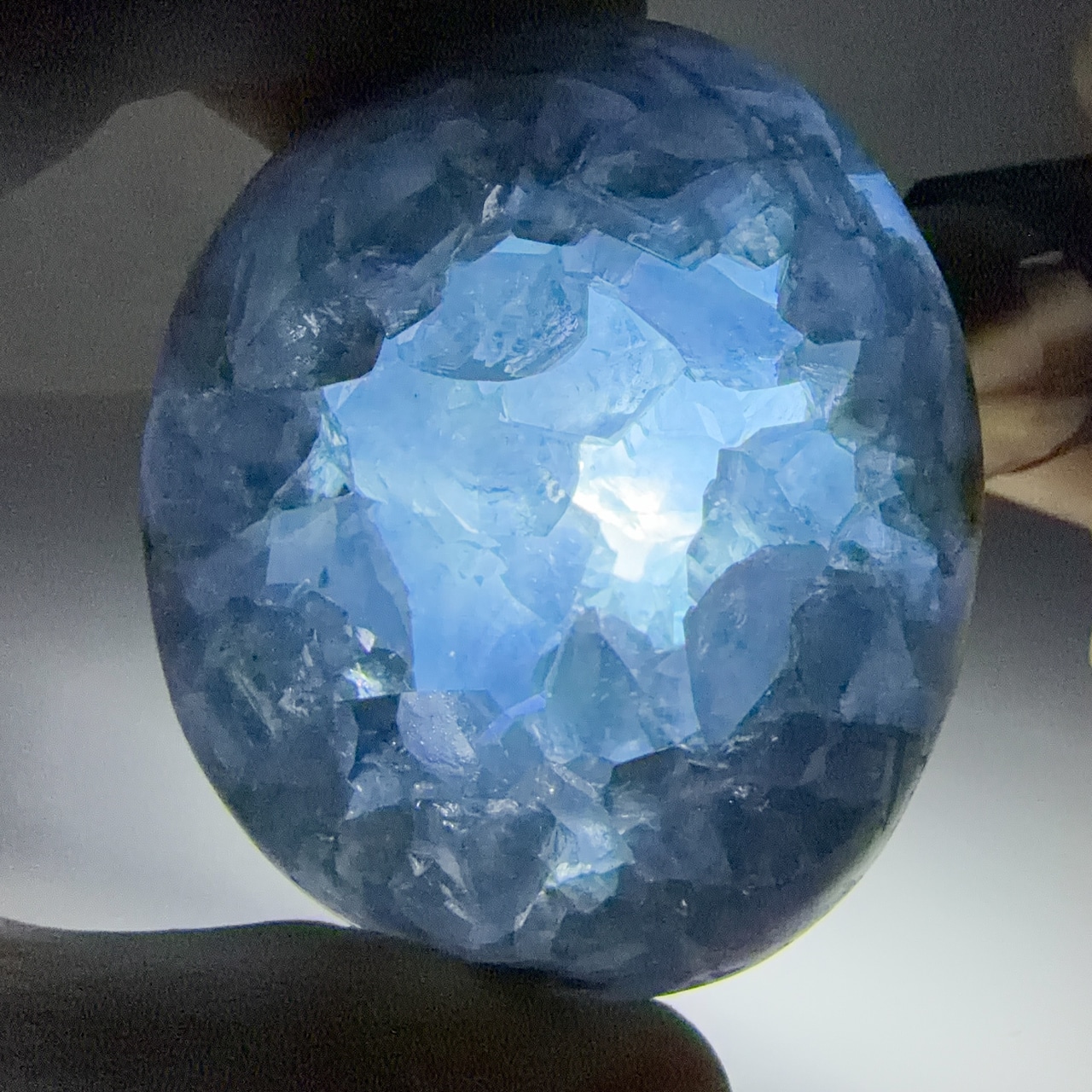 セレスタイト エッグ クラスター ＊ Celestite ＊ 天然石