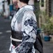 RumiRock 反物 ゆかた「小栗判官」ホワイト　[A1620]