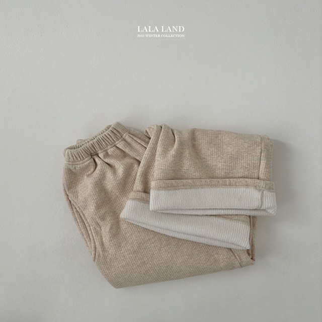 《予約》lala land ¨ adult) mom ribbed mink pants