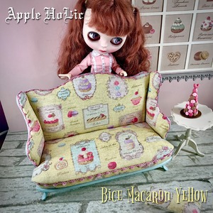 1/6 ドール チェア【Bice macaron Yellow・ビーチェ マカロン イエロー】