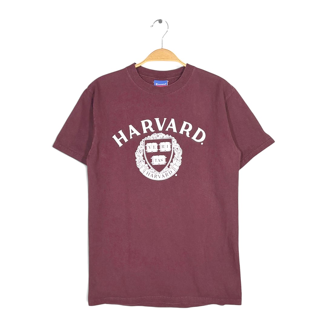 00s チャンピオン ハーバード大学 ホンジュラス製 Tシャツ カレッジ アーチロゴ HARVARD CHAMPION サイズM 古着 BD0058