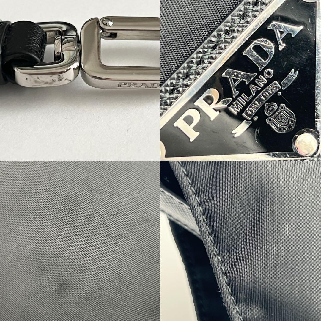 22年購入】プラダ PRADA メンズ クラッチ バッグ ポーチ 小物入れ