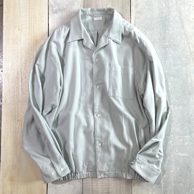 ROTOL / cotton CUPRO CAMP shirt / sky
