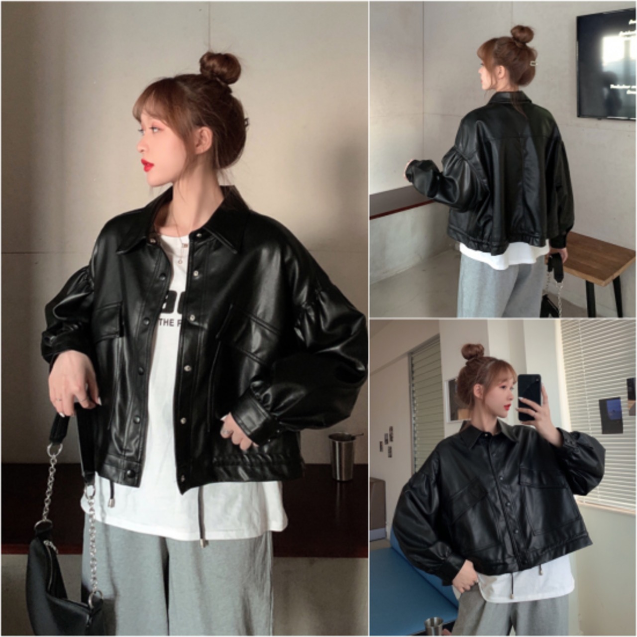 GUESS ゲス ブルゾン ジャケット ブラック 黒 XS ノーカラー