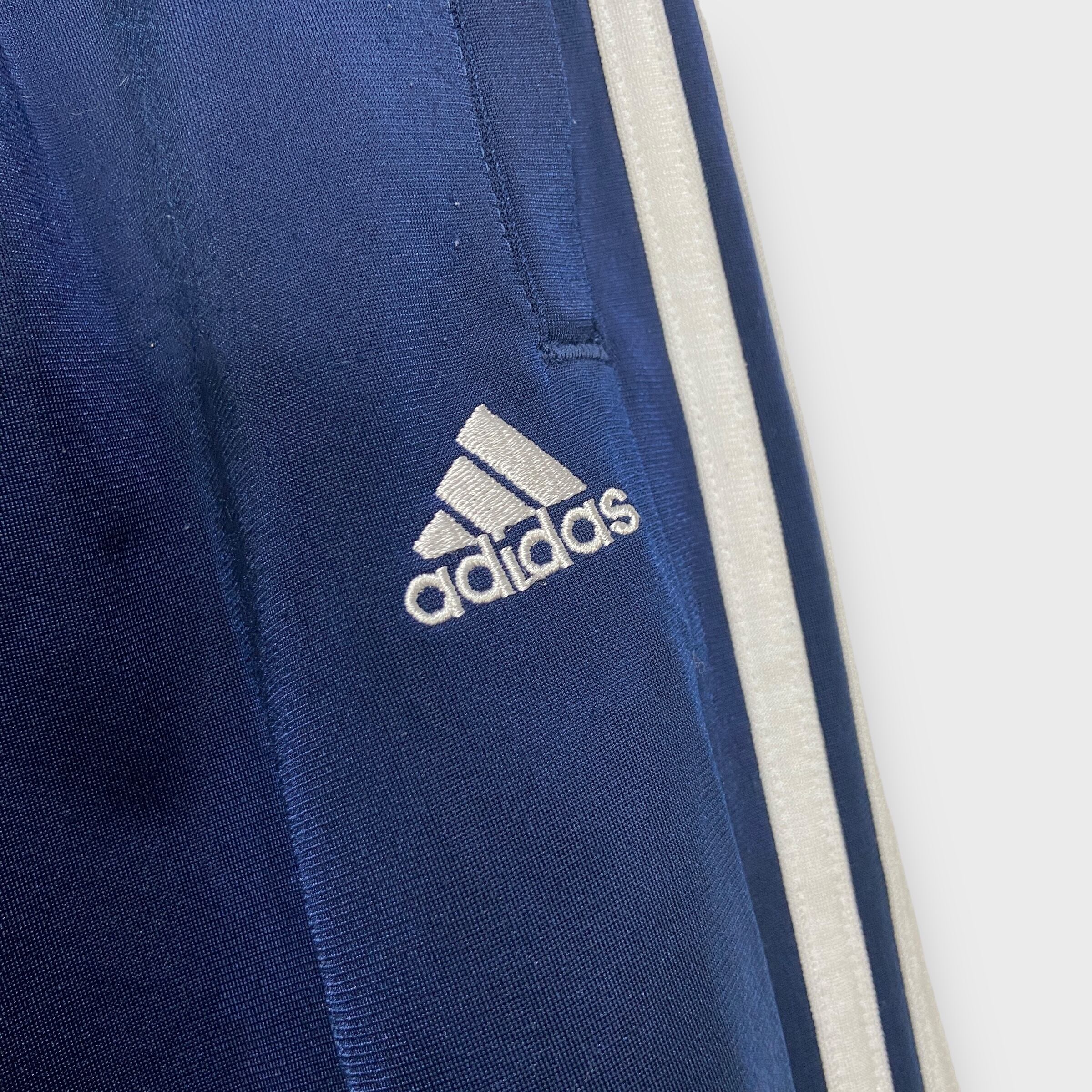adidas アディダス サイドスナップトラックパンツ バスパン ネイビー