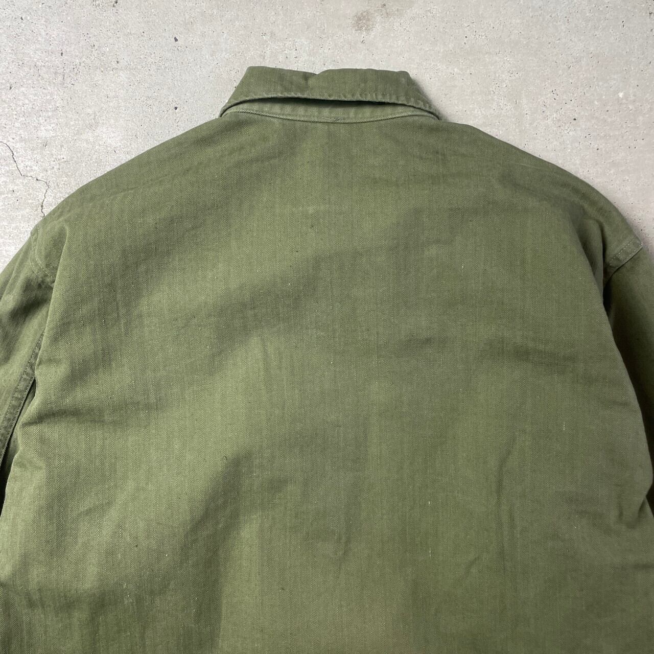 40年代 U.S.ARMY 米軍実品 M-43 HBT ガスフラップ ミリタリー