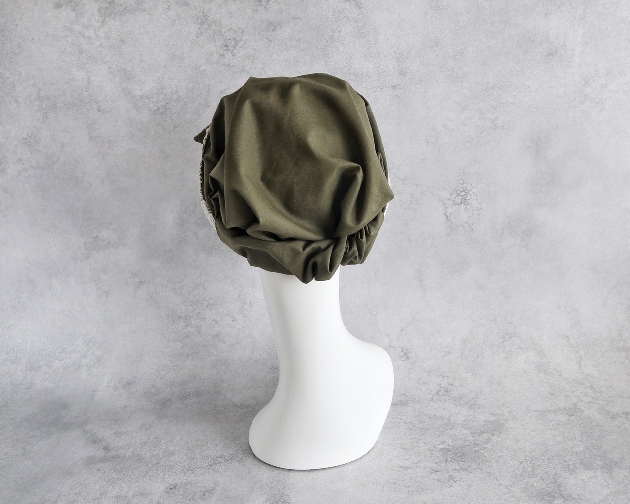 サッシュベルト｜Antique Lace Ecru × Olive｜前髪ウィッグ対応