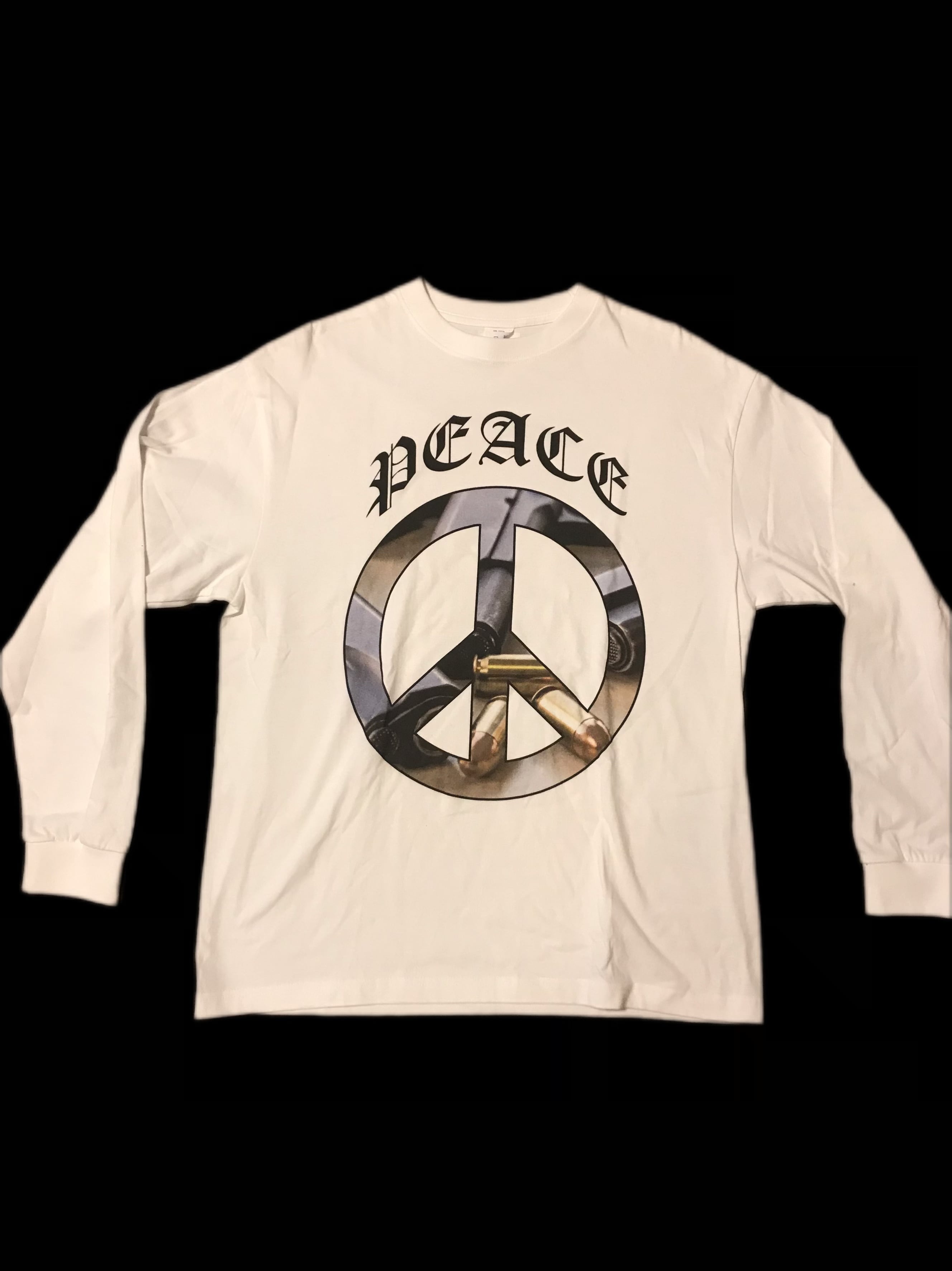 Peace様用•*¨*•.¸♬︎ Peace Long Sleeve White | kikastyle