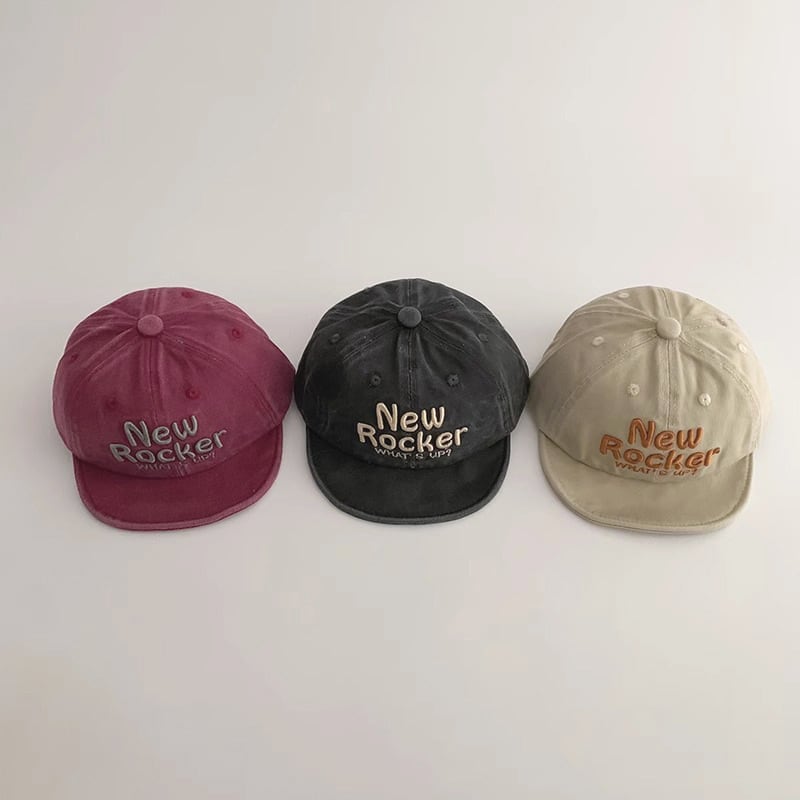 New Rocker刺繍ロゴベビーキャップ