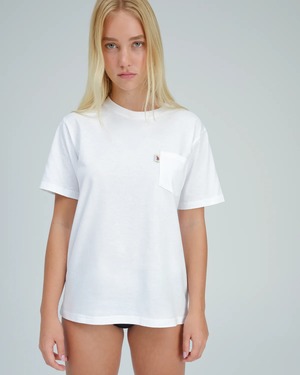 【26SS】HOMME girls オムガールズ / HOMMEGIRLS X FRUIT OF THE LOOM POCKET TEE / Tシャツ