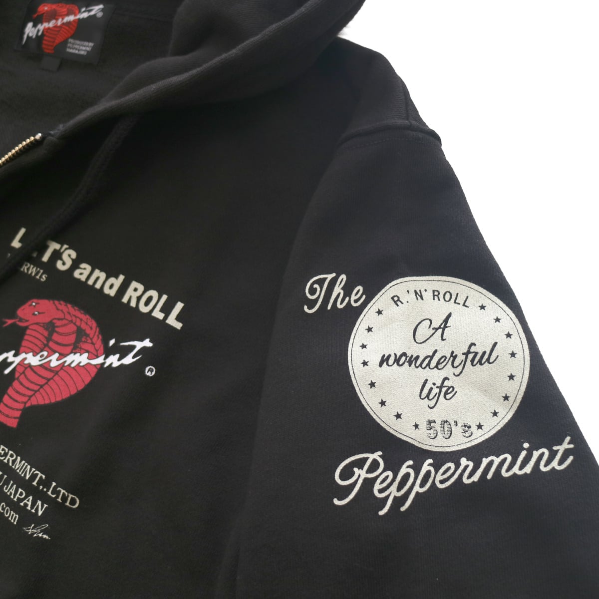 パーカー FRONT COBRA ZIP HOODY 2 RSH-3503 TOKYO PEPPERMINT