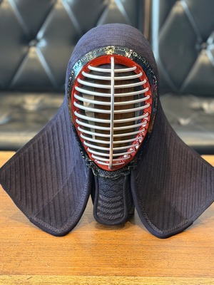 【超絶カッコよすぎ✨数量限定の激アツ予約販売✨】【 高級素材✨黒閃コブラナナメ刺】【面サイズ64〜72】スーパー試合用防具『黒閃コブラ』8/5㎜ナナメ刺✨鹿革✨面　
