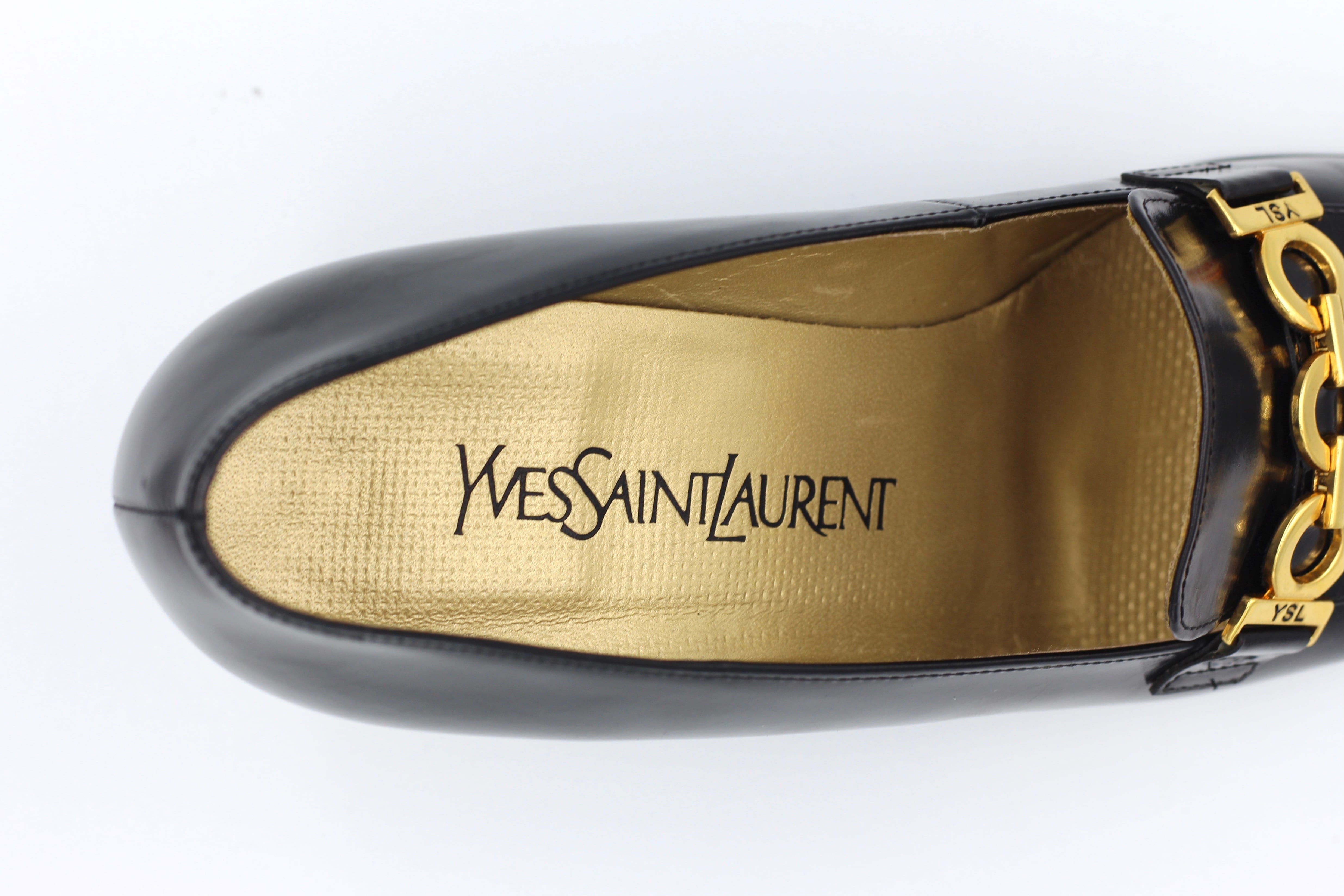 極美品】Yves Saint Laurent イブサンローラン ビットパンプス 36 1/2