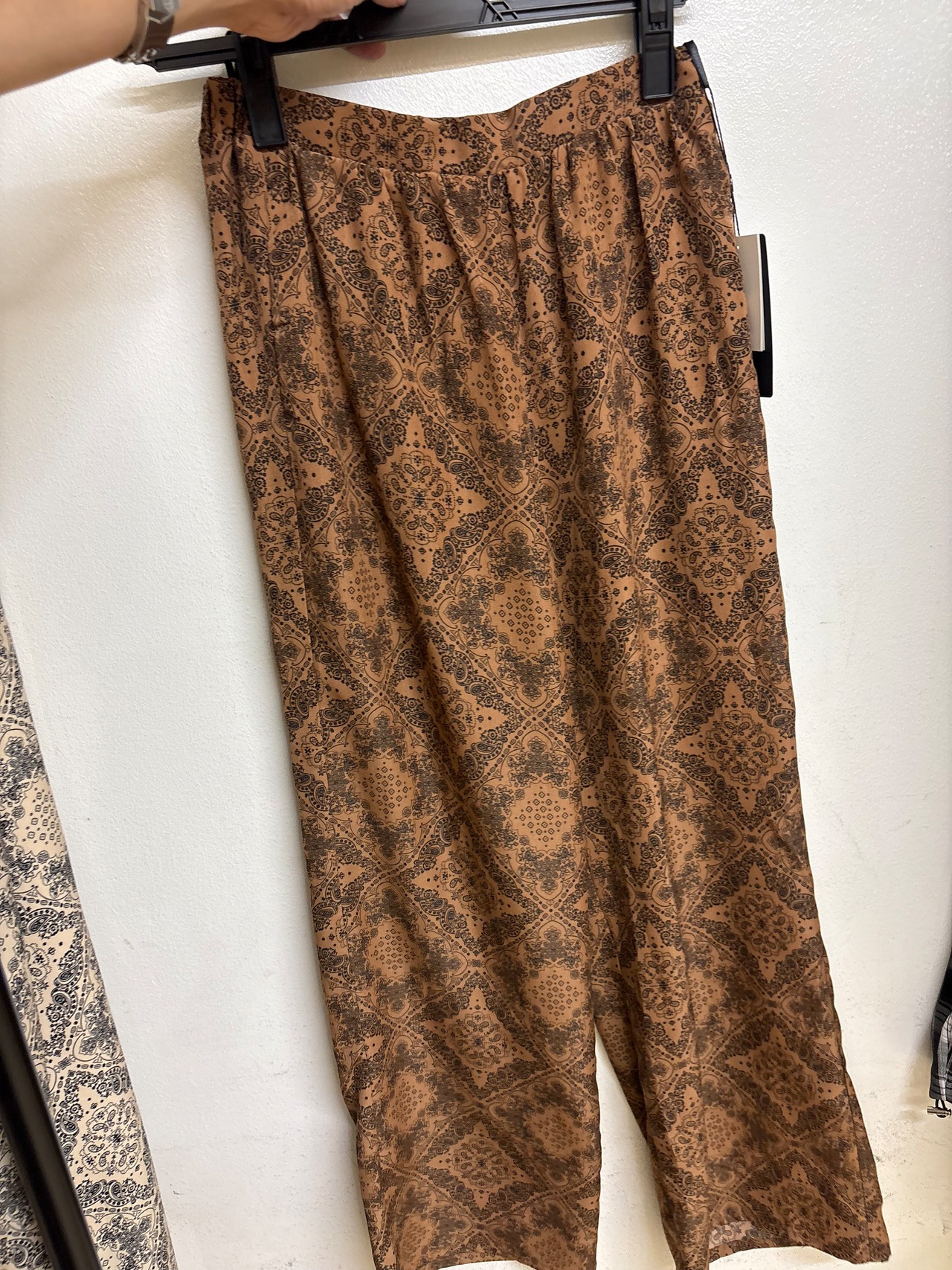 select ペイズリーストレートパンツ　77885