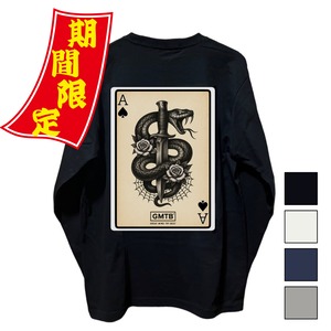 [GMTB] Long T-shirt ACE OF SPADES, ACE OF FANGS