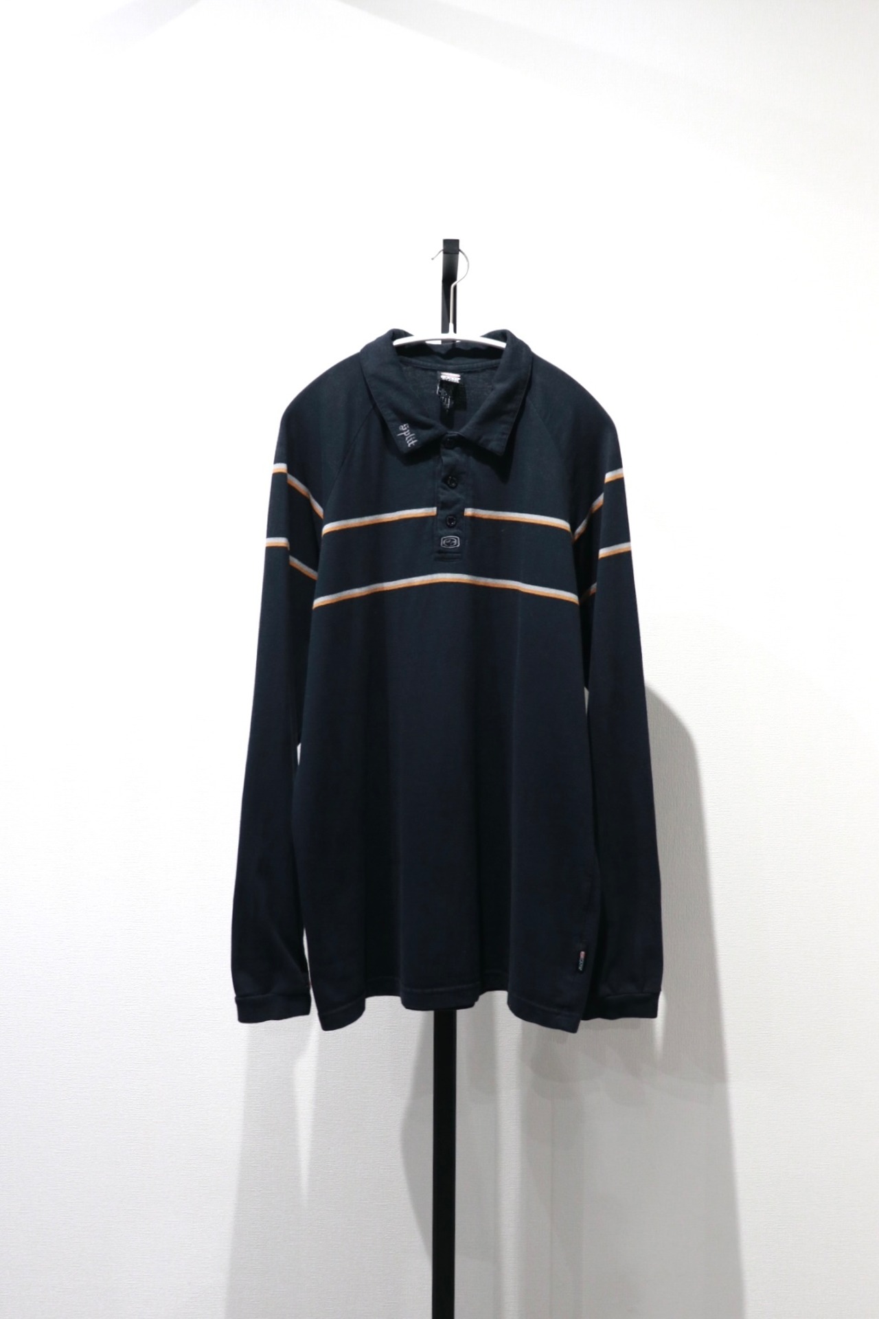 Split l/s polo shirt