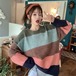 ✞ ストライプセーター ニットトップス 大人女子☆ スウィート ✞ゴスロリ SM ミリ 甘ロリ クラロリ 和ロリ エレガント 黒ロリ 姫ロリ 華ロリ BB-BB74015495561
