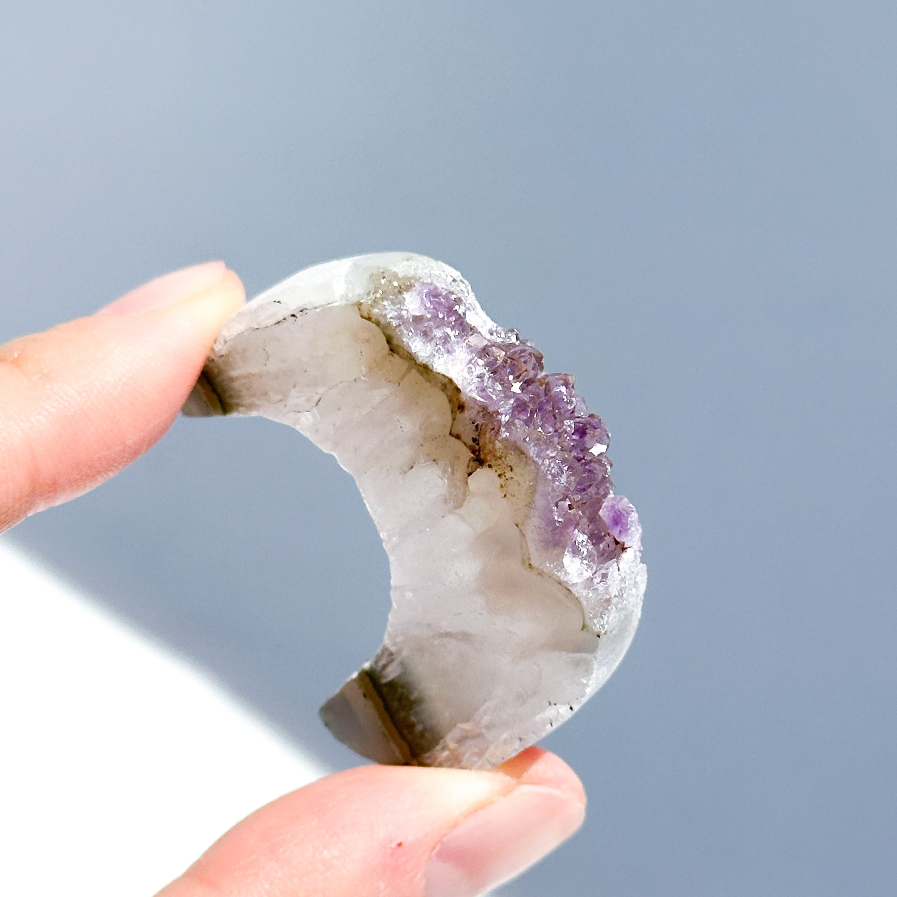 アゲート×アメジスト 月84◇ Agate × Amethyst ◇天然石・鉱物