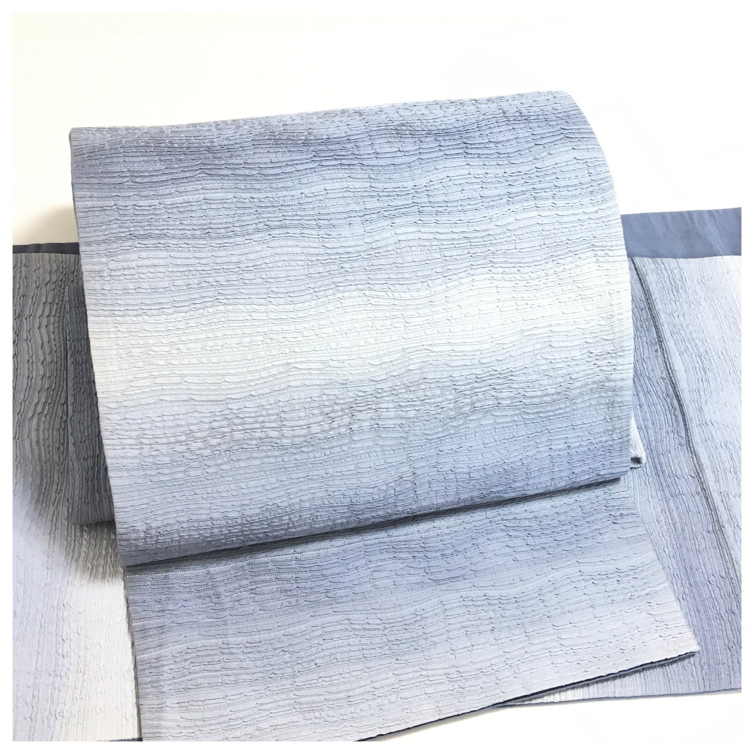 【作り帯】☀︎夏物☀︎袋帯 二重太鼓 竜田川 矢羽花文 生成 二部式帯 F041 作り帯】☀︎夏物☀︎袋帯 二重太鼓 竜田川 矢羽花文 生成 二部式帯