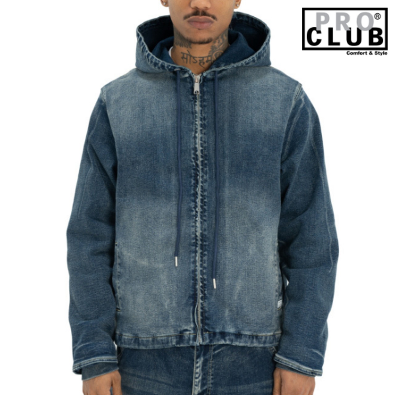 PRO CLUB Denim Zip Foodie Dark Wash - 6