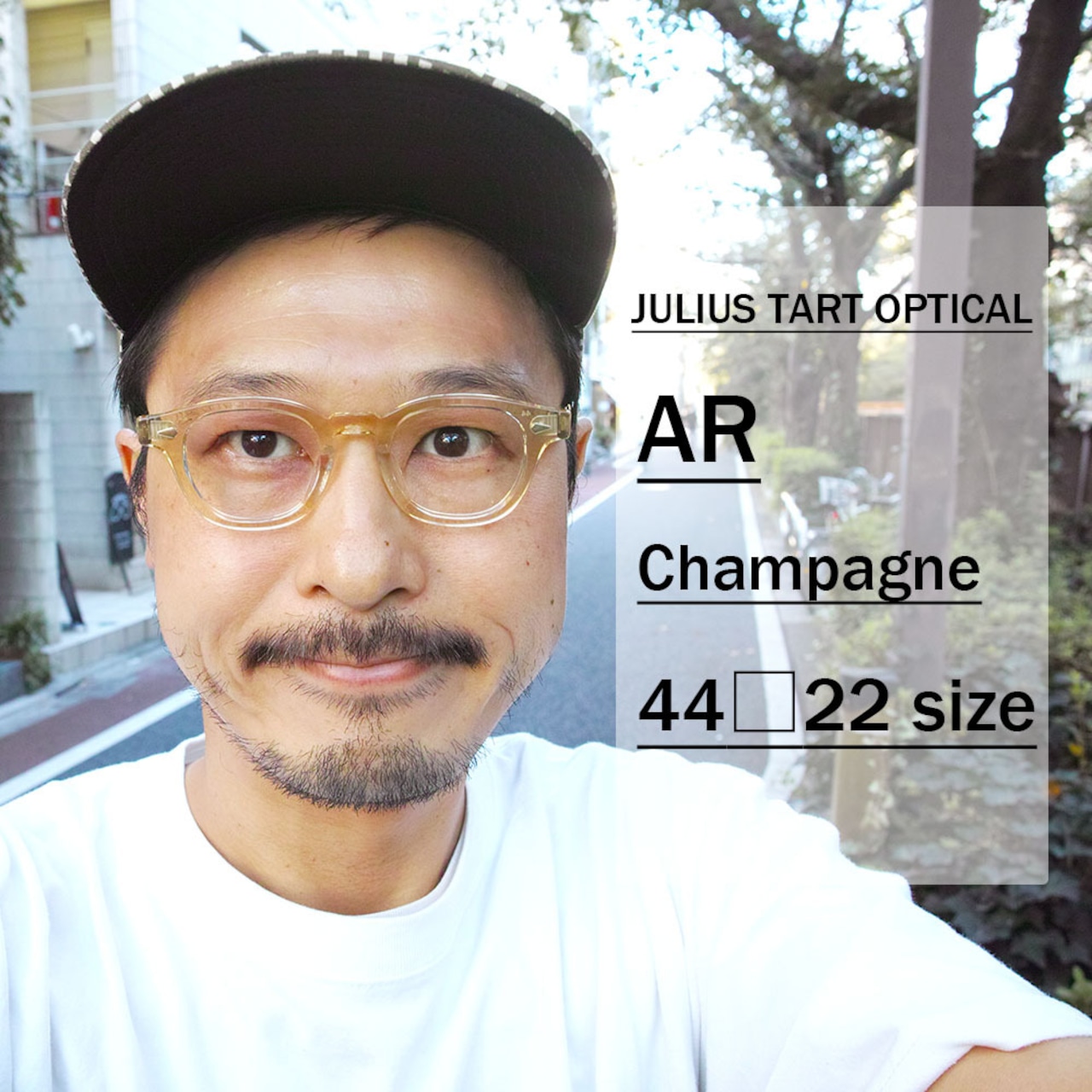 JULIUS TART OPTICAL / AR / ブリッジ:22mm / Champagne シャンパン 