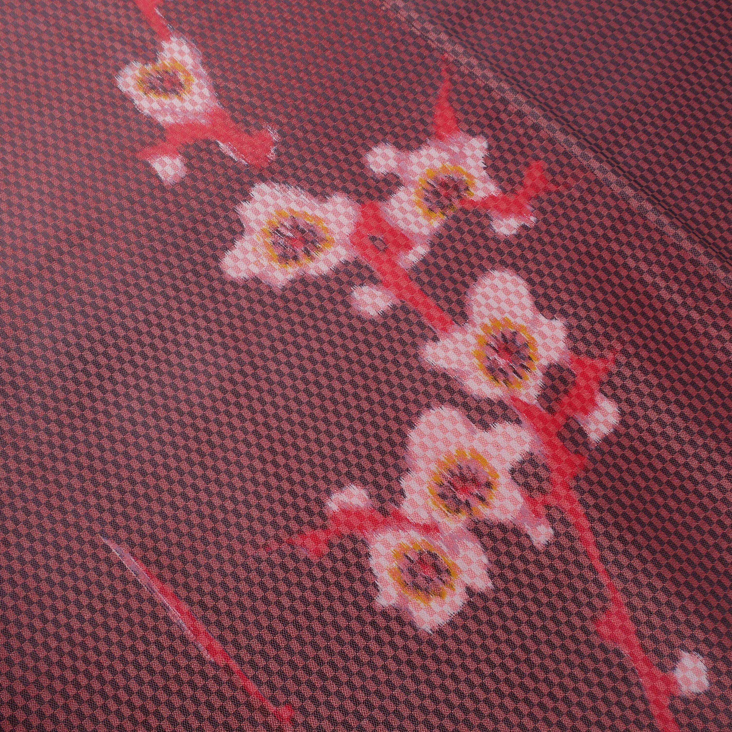 正絹 梅の花柄 銘仙着物 | Vintage hachioji meisen kimono with 正絹 梅の花柄 銘仙着物 | Vintage hachioji meisen kimono with