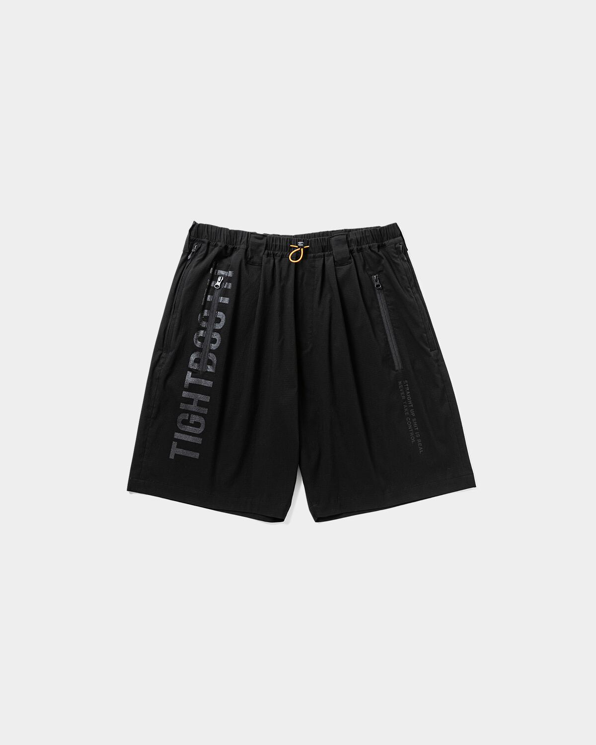 TIGHTBOOTH / LABEL LOGO BOARD SHORTS / BLACK