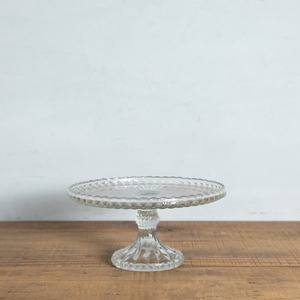 Compote【A】/ コンポート〈ケーキスタンド・食器・プレスガラス・店舗什器・アンティーク・ヴィンテージ〉113585