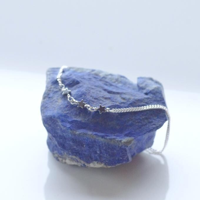 【SALE】✦星に願いを✦⋆.·SV925.·夜空に浮かぶ三つ星オリオンブレスレット ⋆.·✦