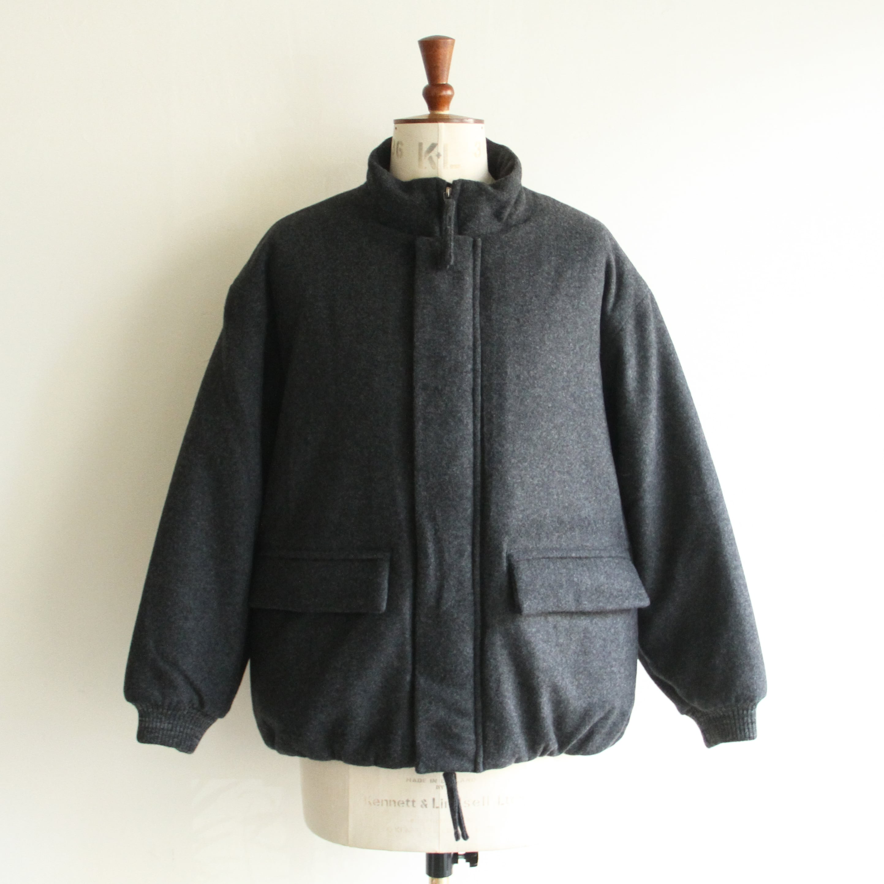 STILL BY HAND 【 mens 】Padded wool blouson