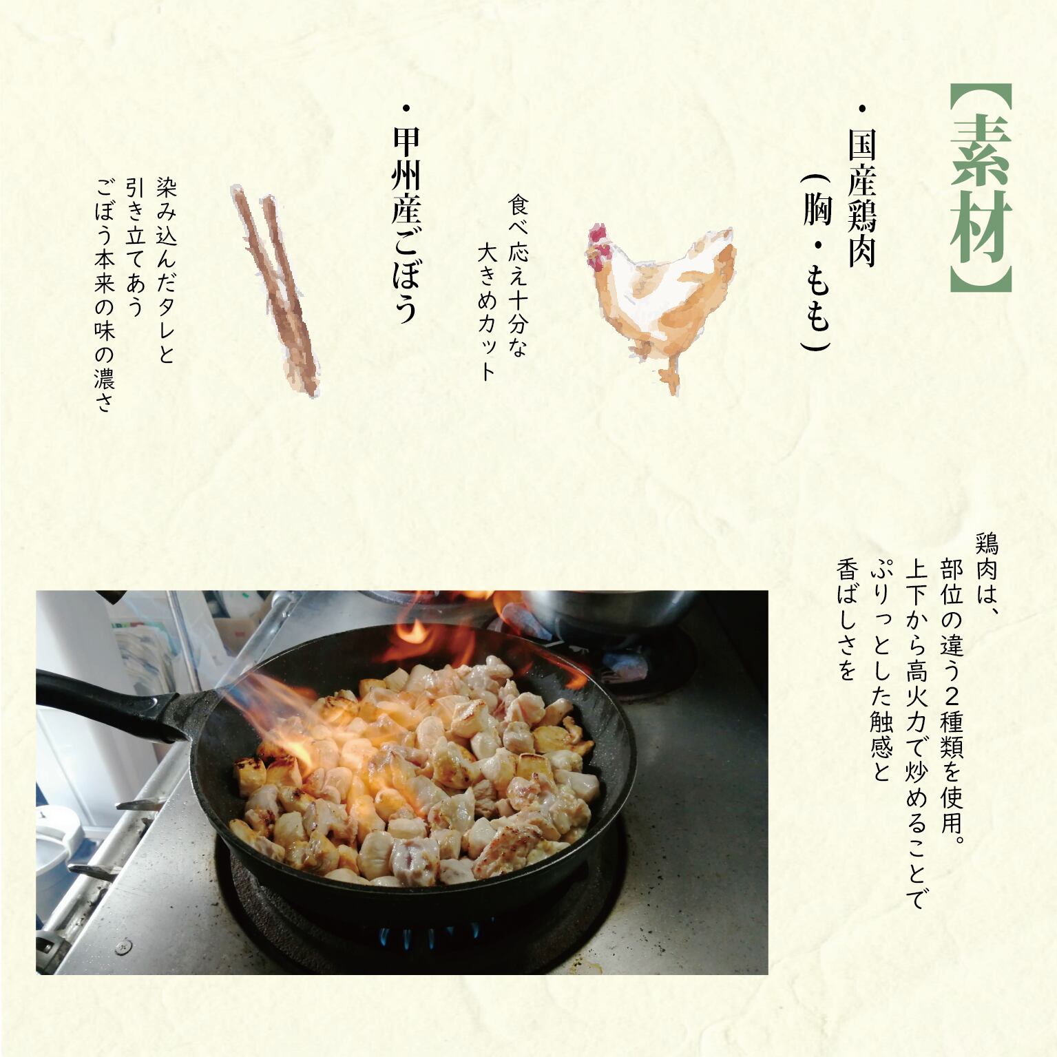 鶏ごぼう飯の素