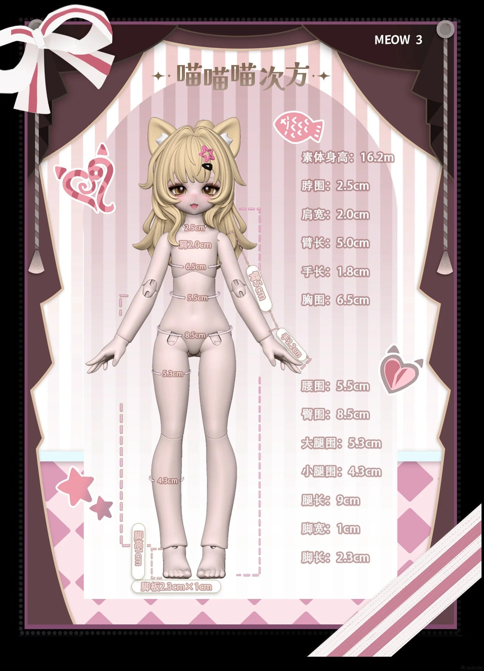 即納】【単品】【MEOW3（ニャニャニャ次元）】シリーズ【不可食用人形