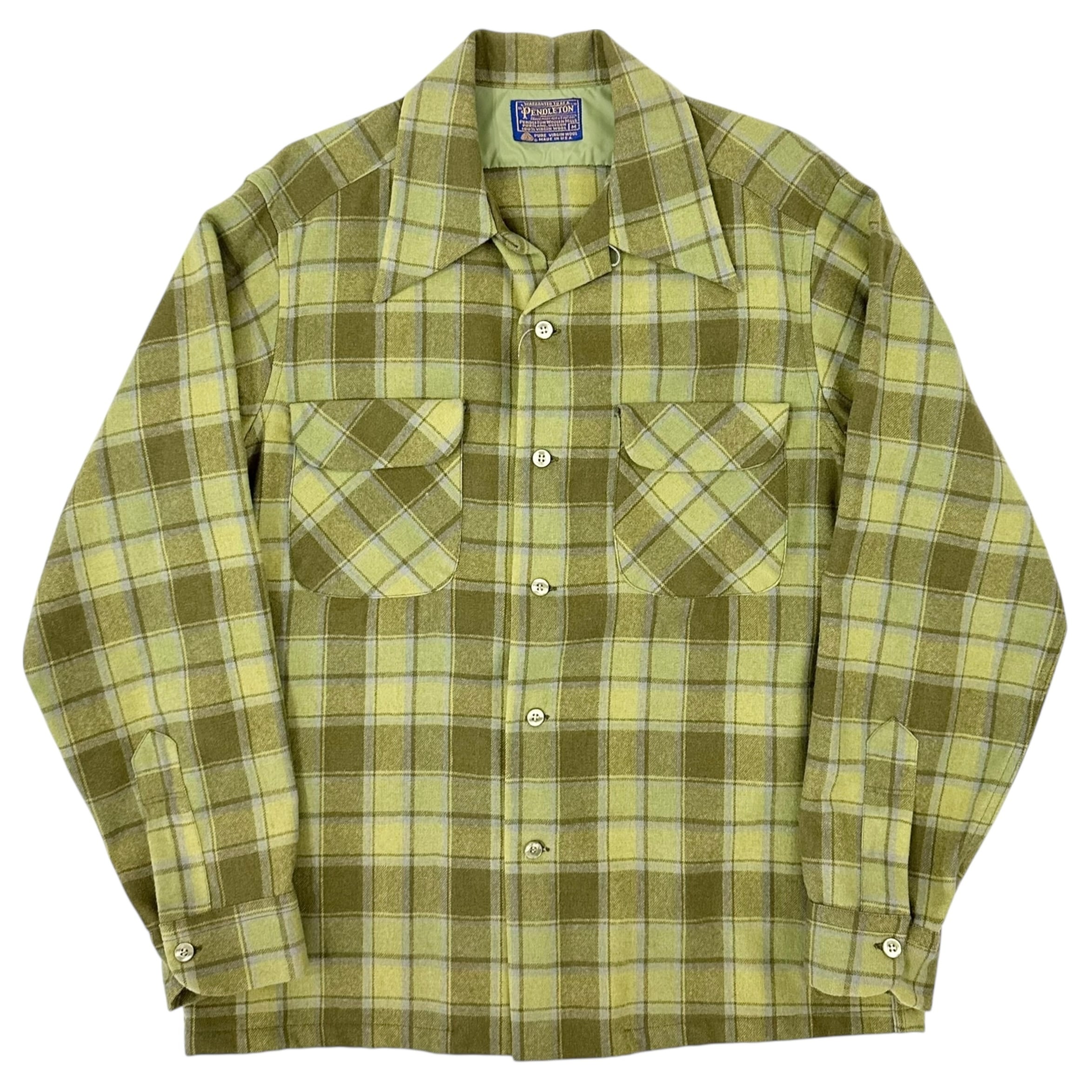 70s PEMDLETON Board Shirt Green | BerBerJin Yuhodo