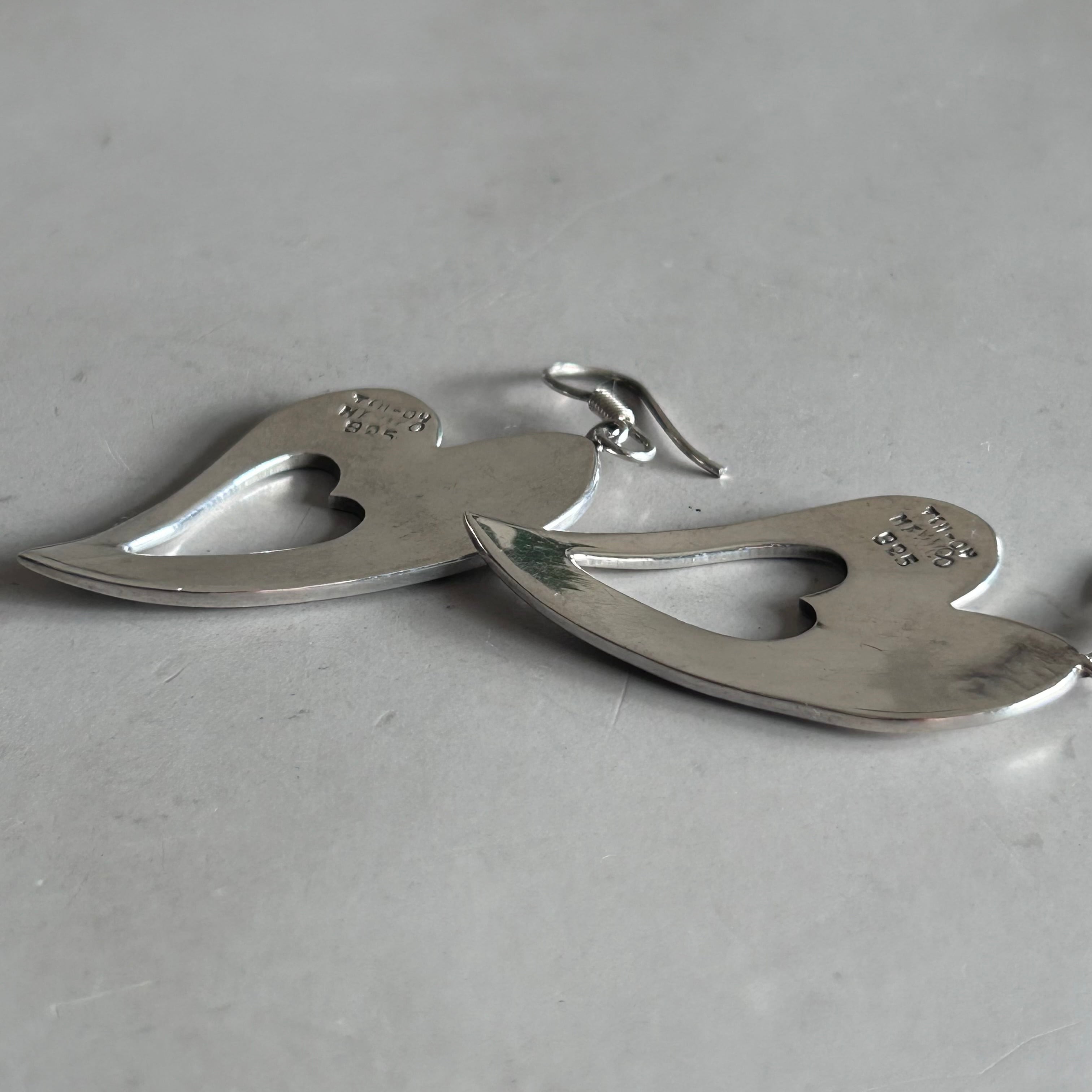 Vintage Open Heart ピアス | Lucy vintage silver