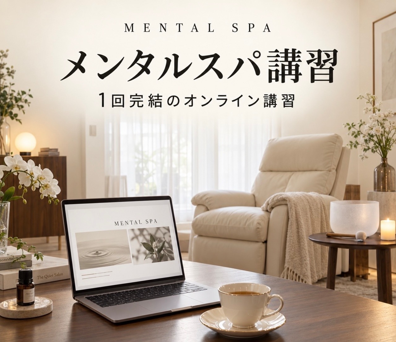 五感を癒すメンタルスパ講習|オンライン