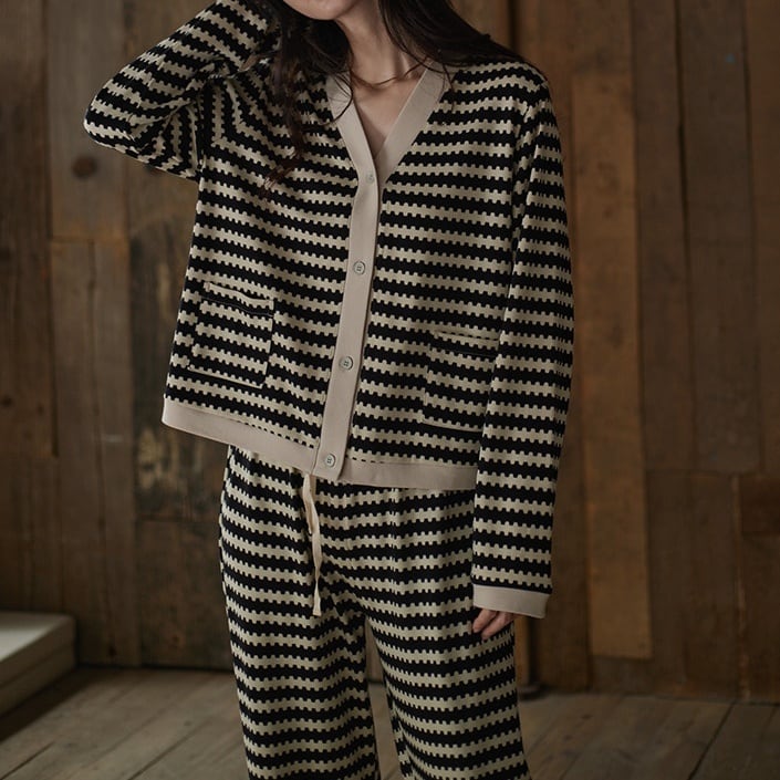 パジャマストライプジャケット LIGHT 2B JKT -STRIPE | junhashimoto（ジュンハシモト