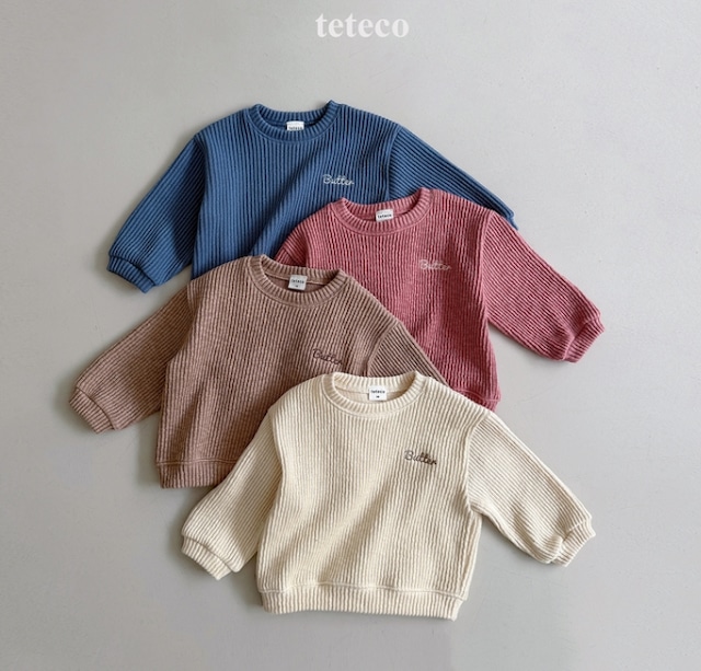 【取寄】teteco ニットMTM｜秋服｜韓国子供服｜ 26/AT