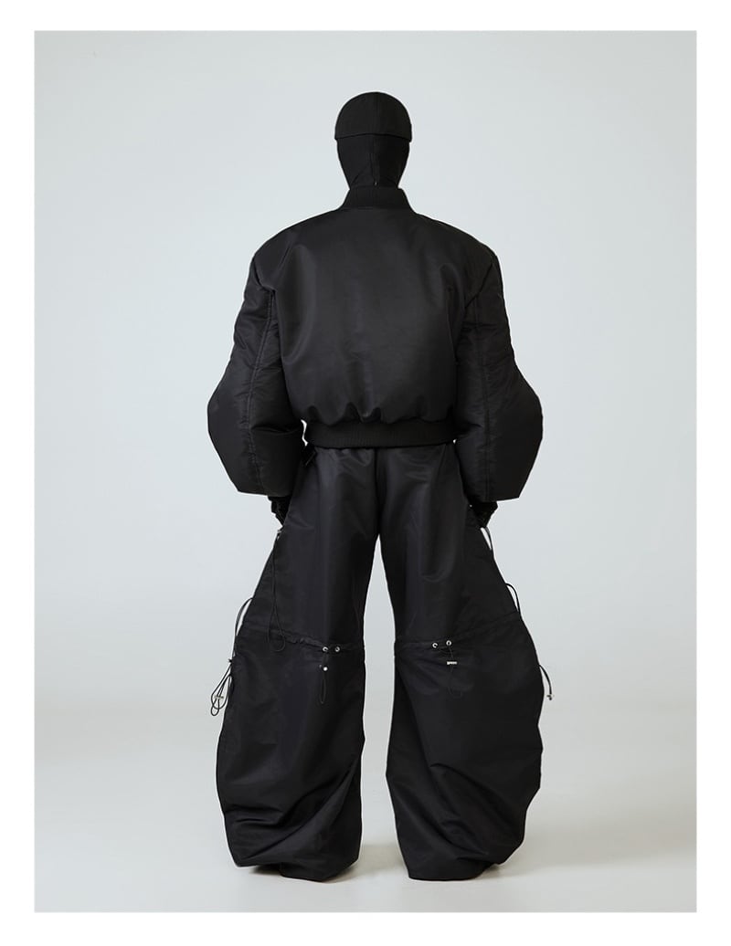 FRKM SCD 24AW シザースリーブ ショートワイド ダウンジャケット FRKM SCD 24AW シザースリーブ ショートワイド ダウンジャケット