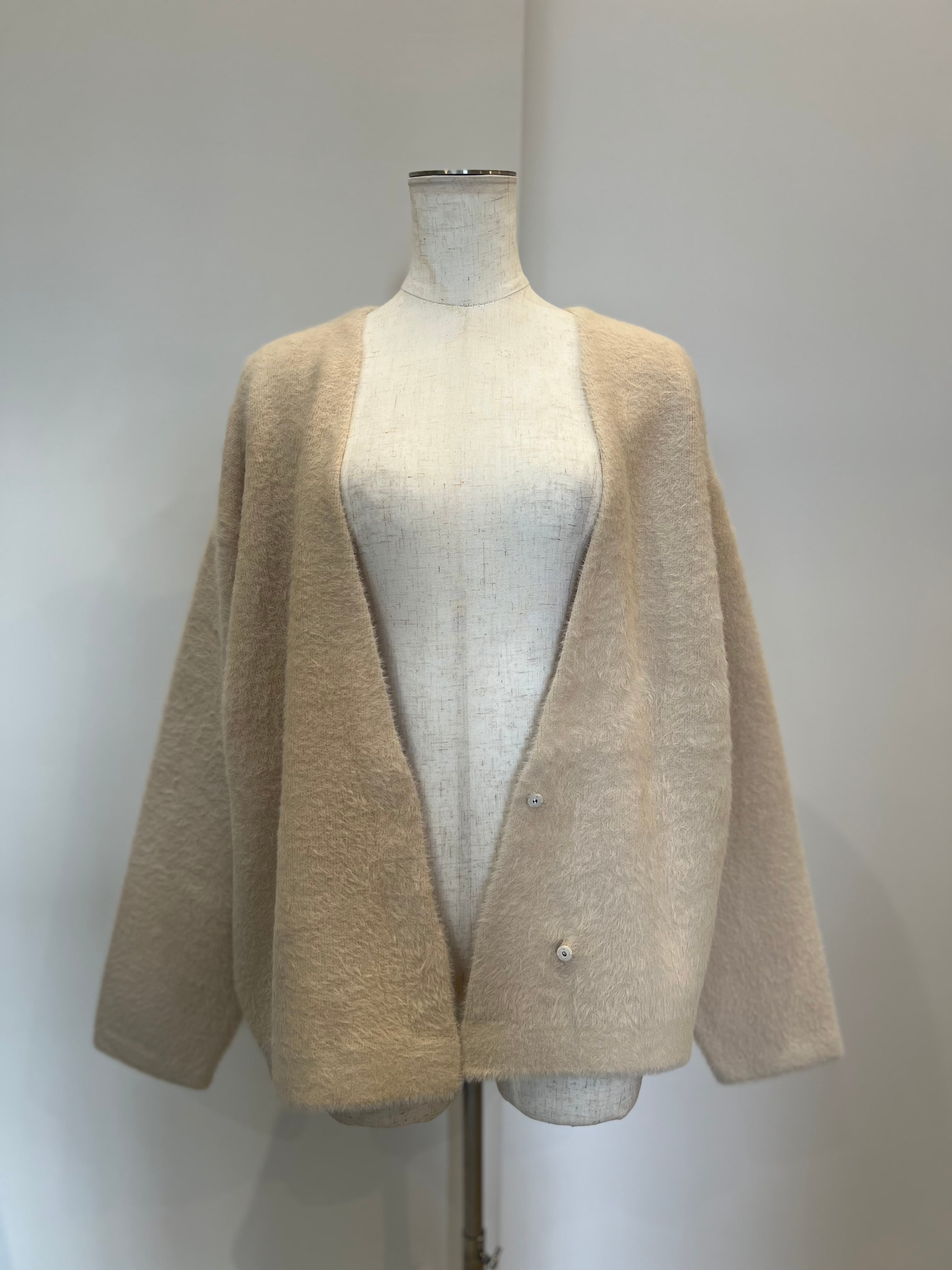 【DONA MARIE】フェザーヤーン二重臼カーディガン 888004