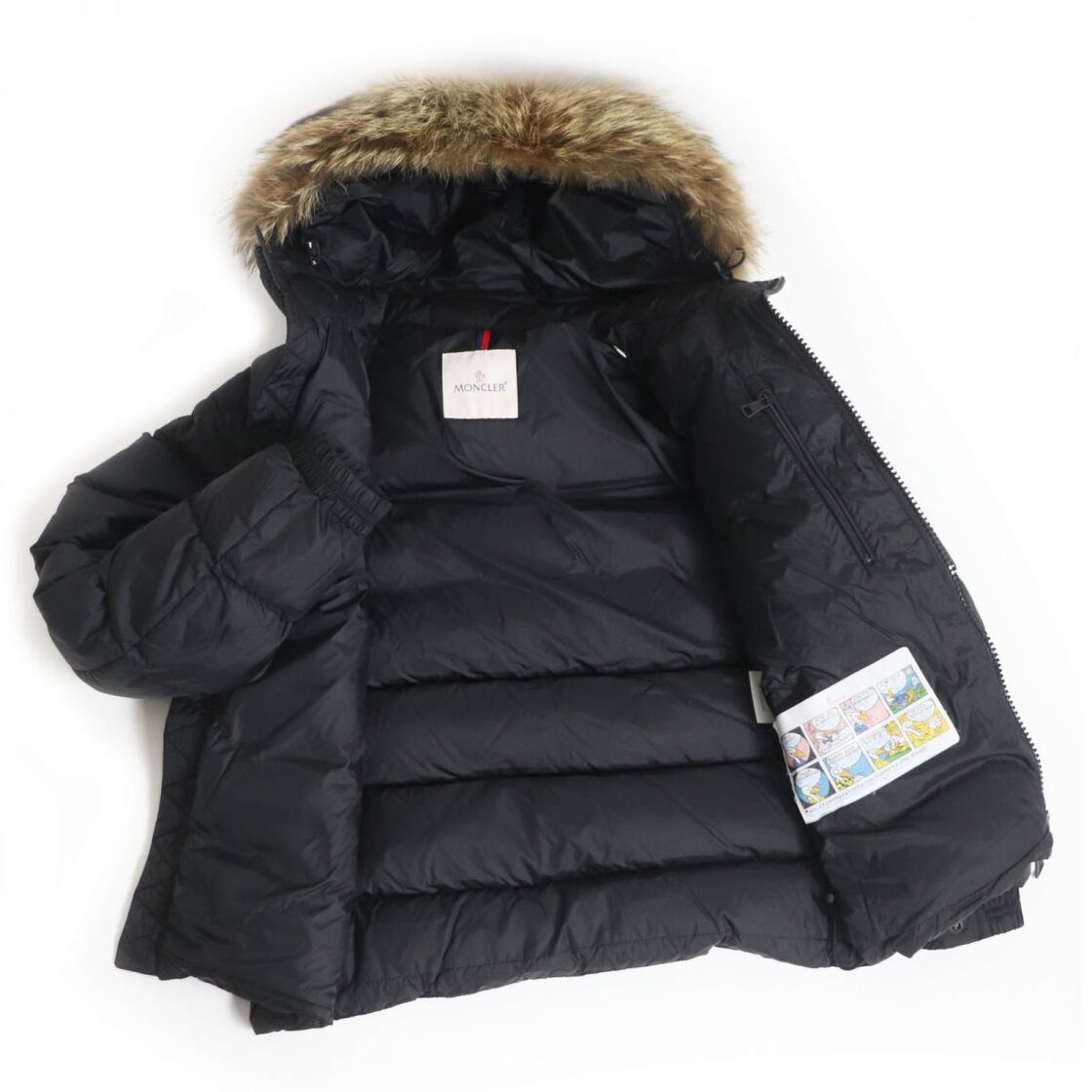 美品□19-20AW MONCLER/モンクレール MARQUE GIUBBOTTO ロゴワッペン 
