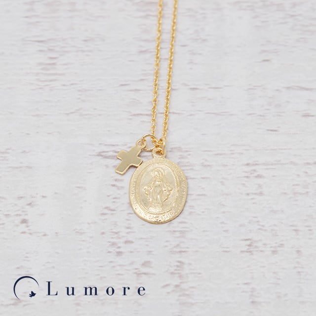 [k14gf]メダイユネックレス