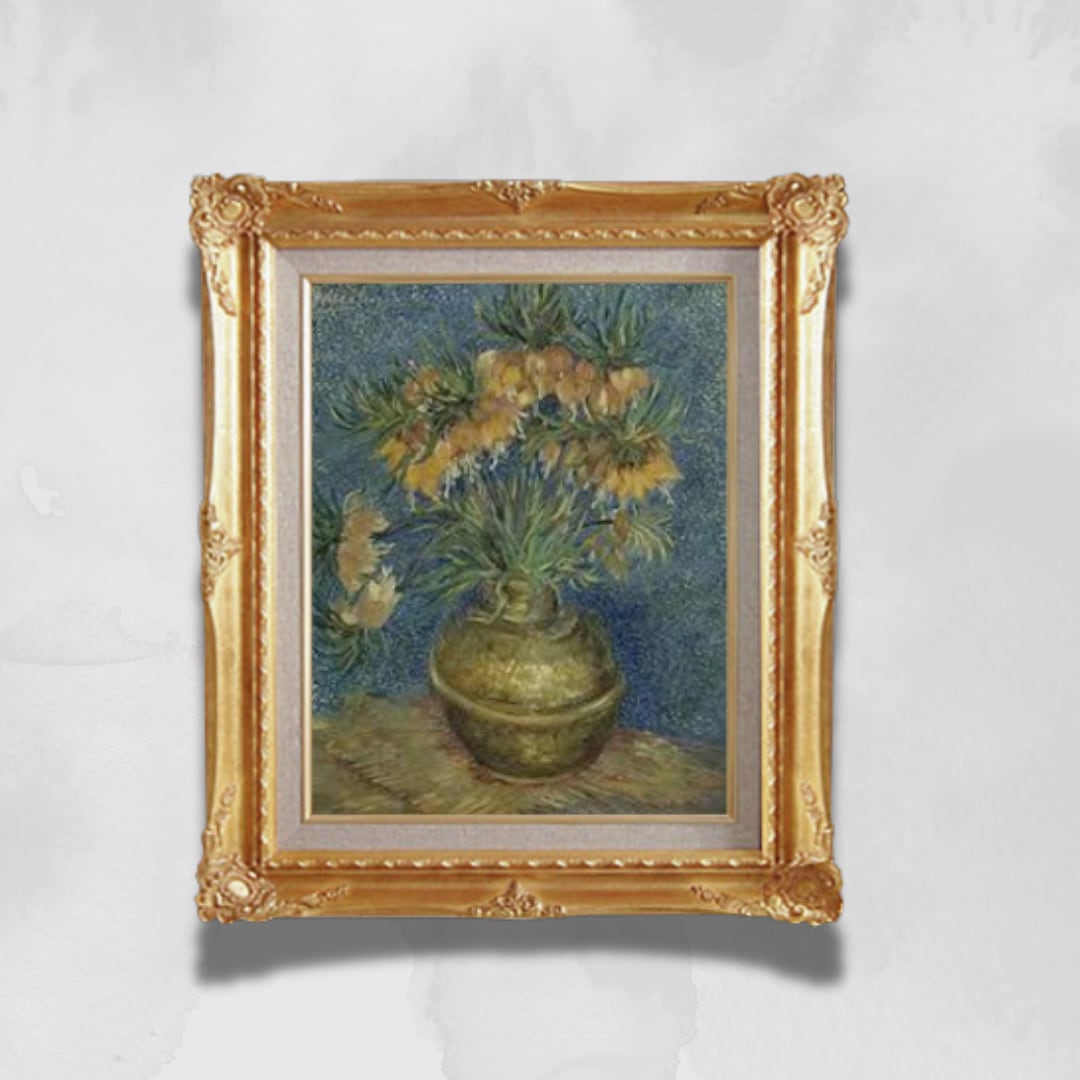 ゴッホ祭◇Modern Art◇肉筆☆油絵☆F20号『花瓶のカーネーション』ゴッホ/