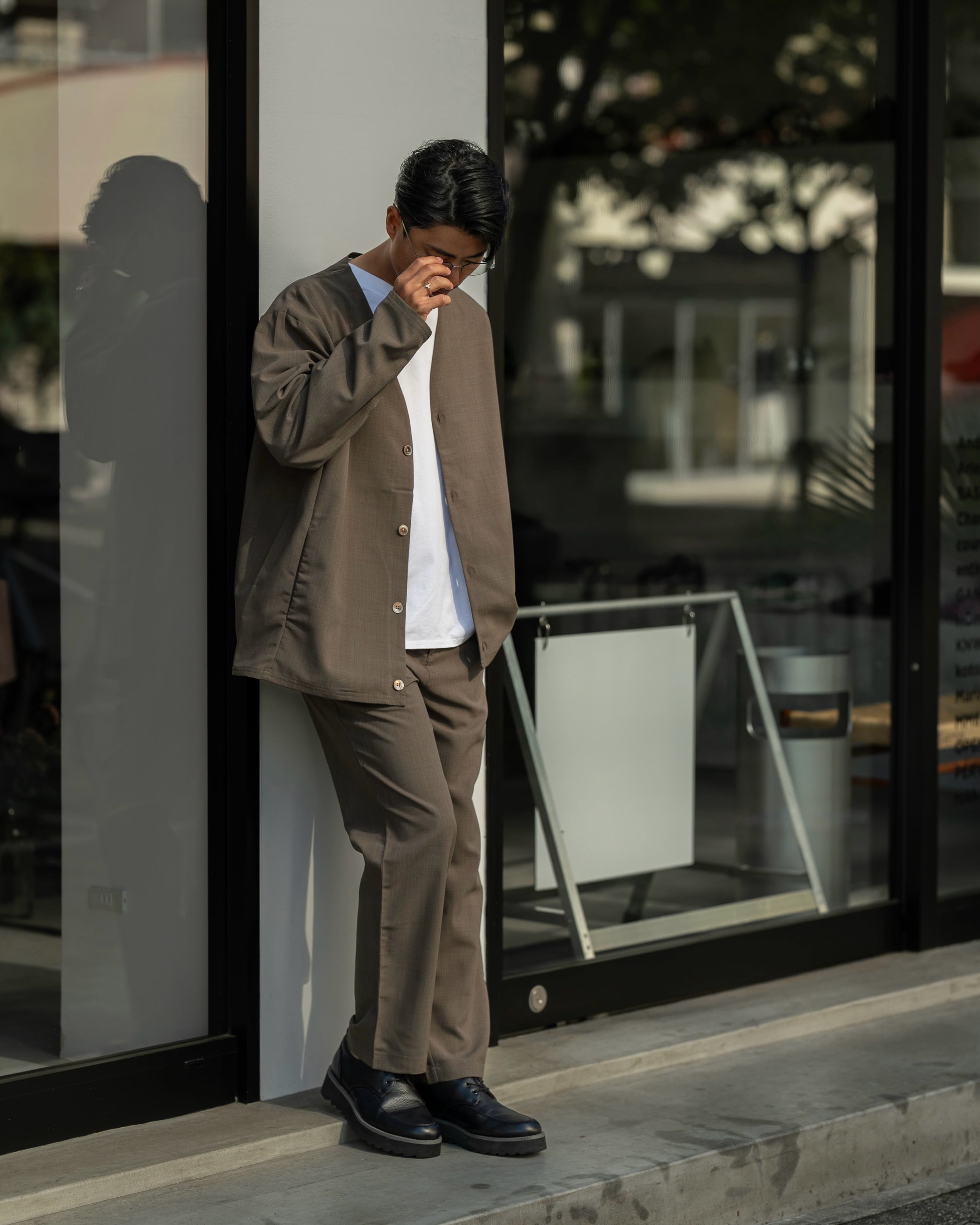 Linen-Like Easy Pants［aw-m0023］イージーパンツ | AMUY TRYSBAY