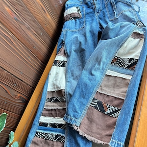 リメイクアフリカンデニムパンツ