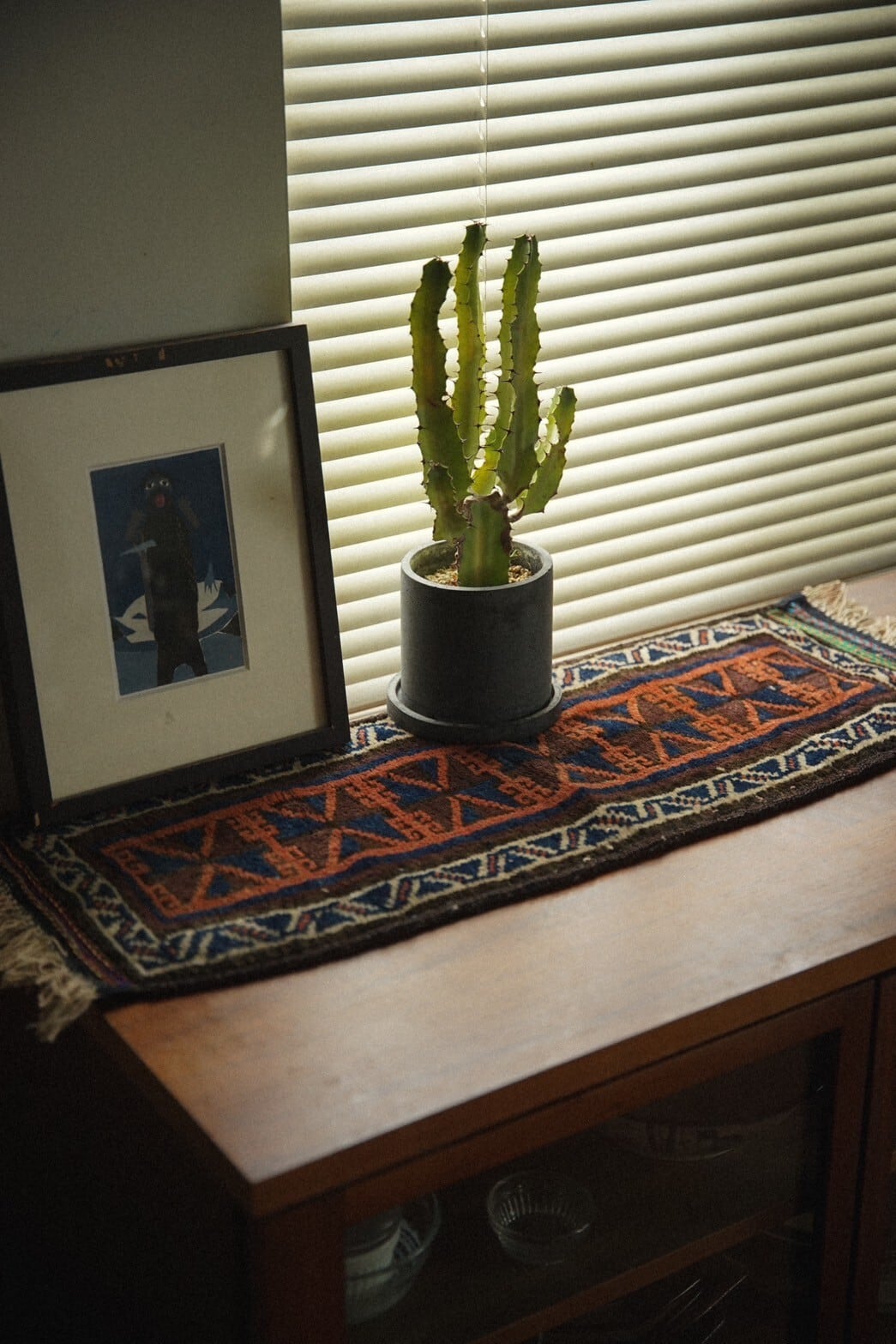 ✦vintage rugs✦　116cm58cm　インド産　ハンドメイドラグ g136085]【正方形:185cm×185cm】Terra インド綿ラグ ラグマット | 家具 ラグ・カーペット