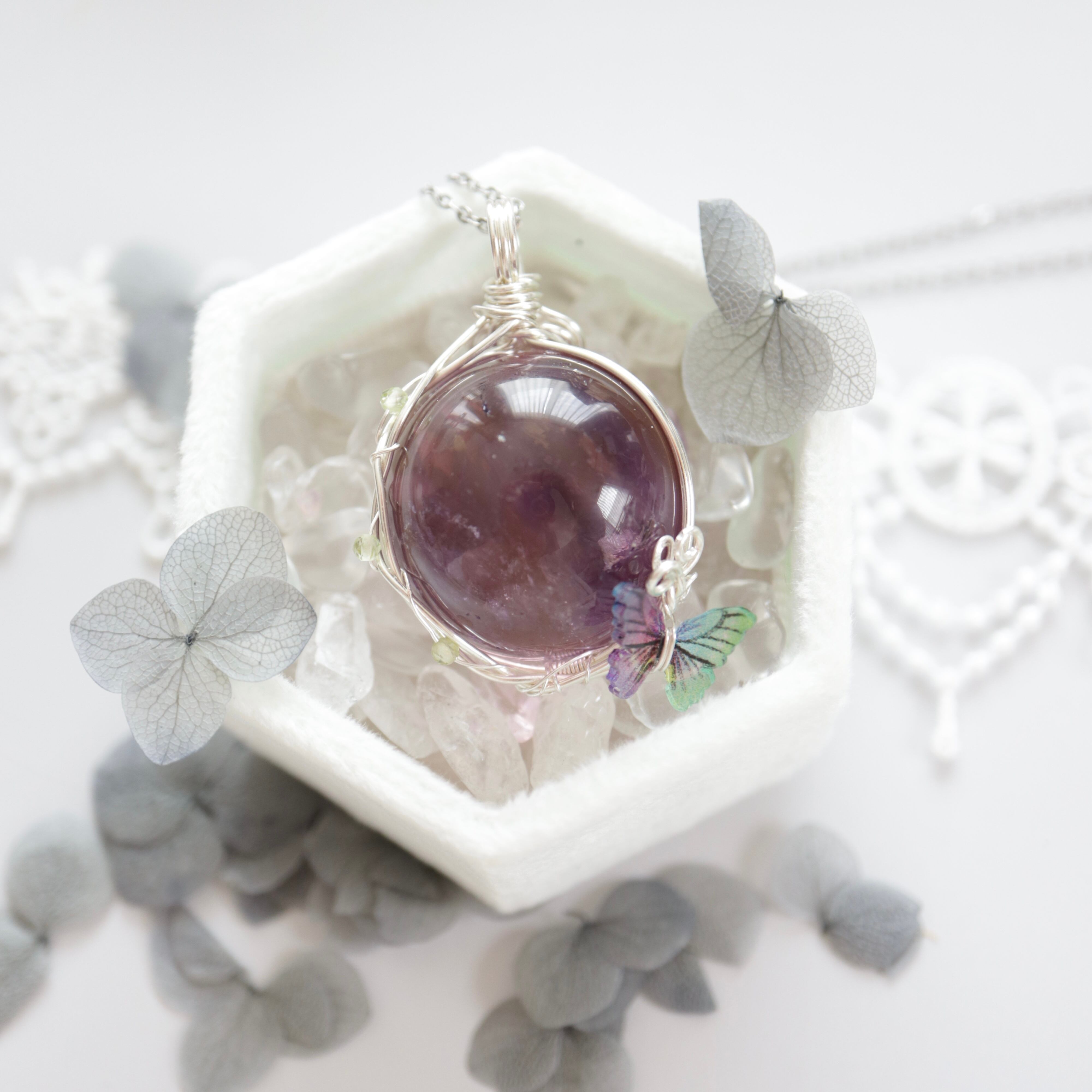 【1点もの】アメトリン《夢明》|夜明けを映すやさしい光のペンダント