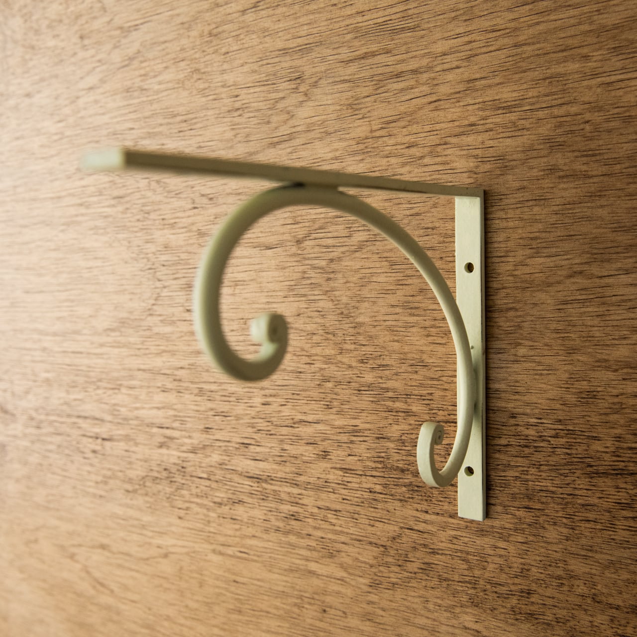 壁付けブラケット 蔓 大 白